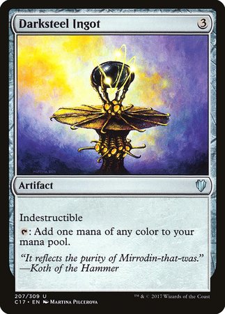Darksteel Ingot [Commander 2017] | Jomio and Rueliete's Cards and Comics