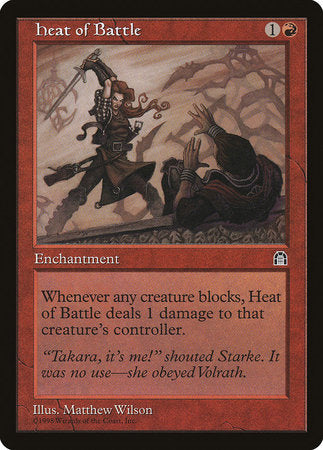 Heat of Battle [Stronghold] | Jomio and Rueliete's Cards and Comics