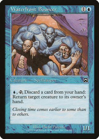 Waterfront Bouncer [Mercadian Masques] | Jomio and Rueliete's Cards and Comics
