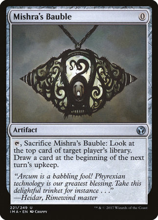 Mishra's Bauble [Iconic Masters] | Jomio and Rueliete's Cards and Comics