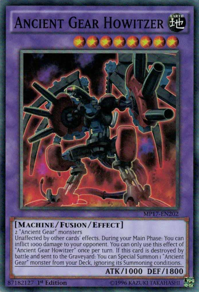 Ancient Gear Howitzer [MP17-EN202] Common | Jomio and Rueliete's Cards and Comics