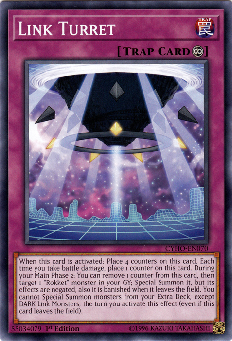 Link Turret [CYHO-EN070] Common | Jomio and Rueliete's Cards and Comics