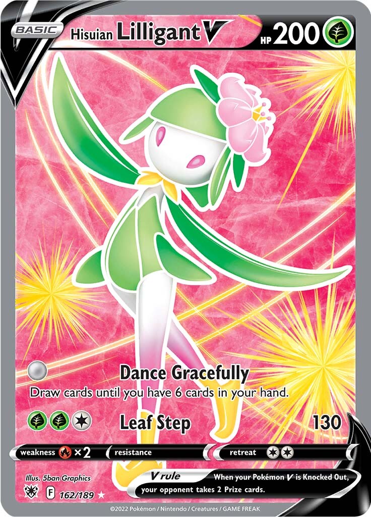 Hisuian Lilligant V (162/189) [Sword & Shield: Astral Radiance] | Jomio and Rueliete's Cards and Comics