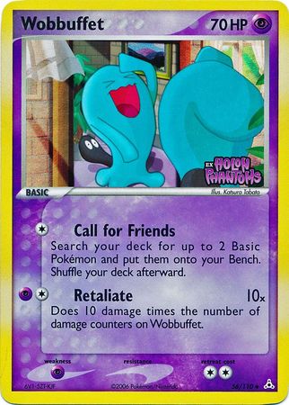 Wobbuffet (56/110) (Stamped) [EX: Holon Phantoms] | Jomio and Rueliete's Cards and Comics