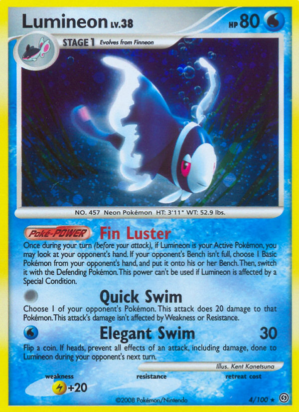 Lumineon (4/100) [Diamond & Pearl: Stormfront] | Jomio and Rueliete's Cards and Comics