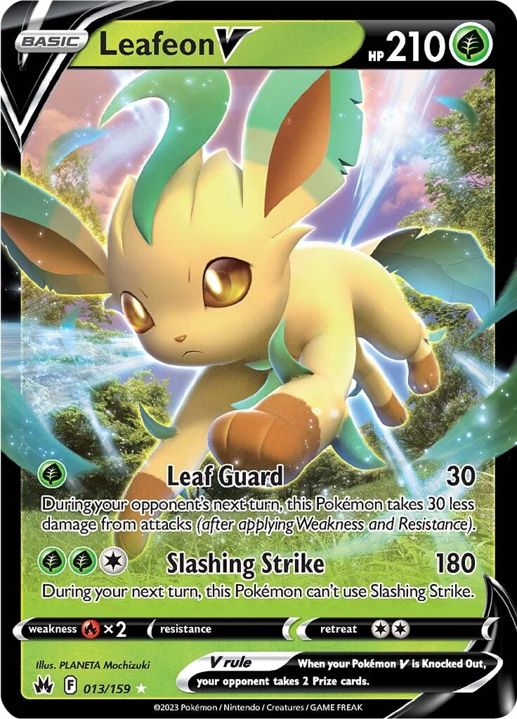 Leafeon V (013/159) [Sword & Shield: Crown Zenith] | Jomio and Rueliete's Cards and Comics