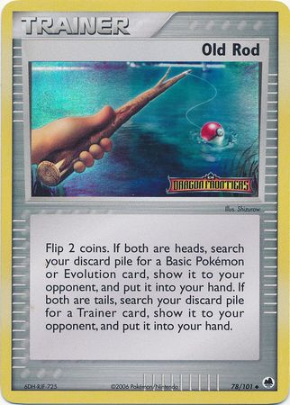 Old Rod (78/101) (Stamped) [EX: Dragon Frontiers] | Jomio and Rueliete's Cards and Comics
