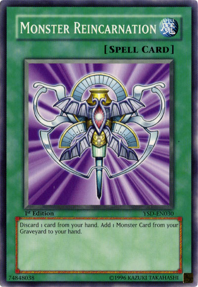 Monster Reincarnation [YSD-EN030] Common | Jomio and Rueliete's Cards and Comics