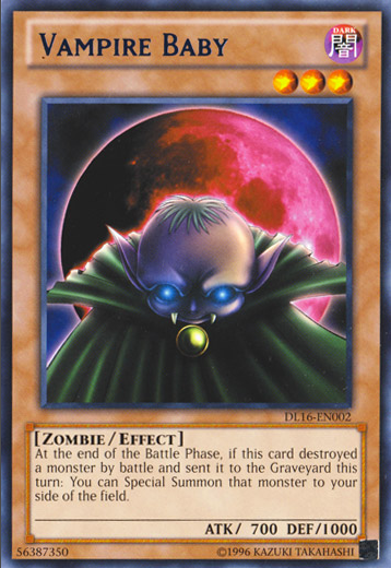 Vampire Baby (Blue) [DL16-EN002] Rare | Jomio and Rueliete's Cards and Comics