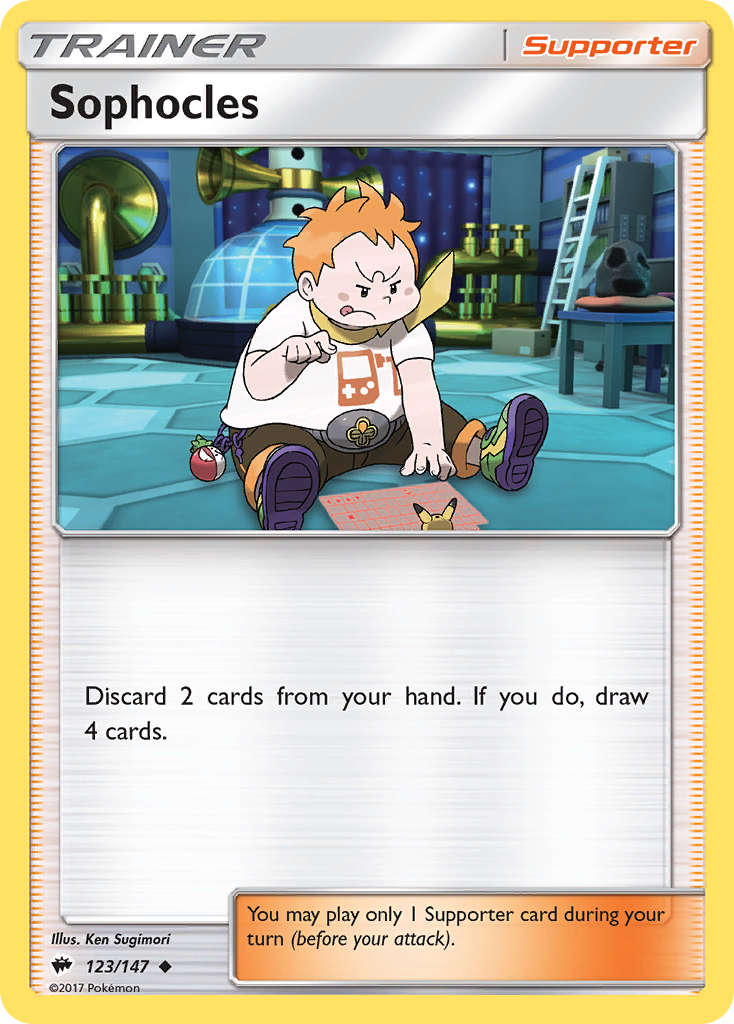 Sophocles (123/147) [Sun & Moon: Burning Shadows] | Jomio and Rueliete's Cards and Comics