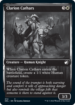 Clarion Cathars [Innistrad: Double Feature] | Jomio and Rueliete's Cards and Comics
