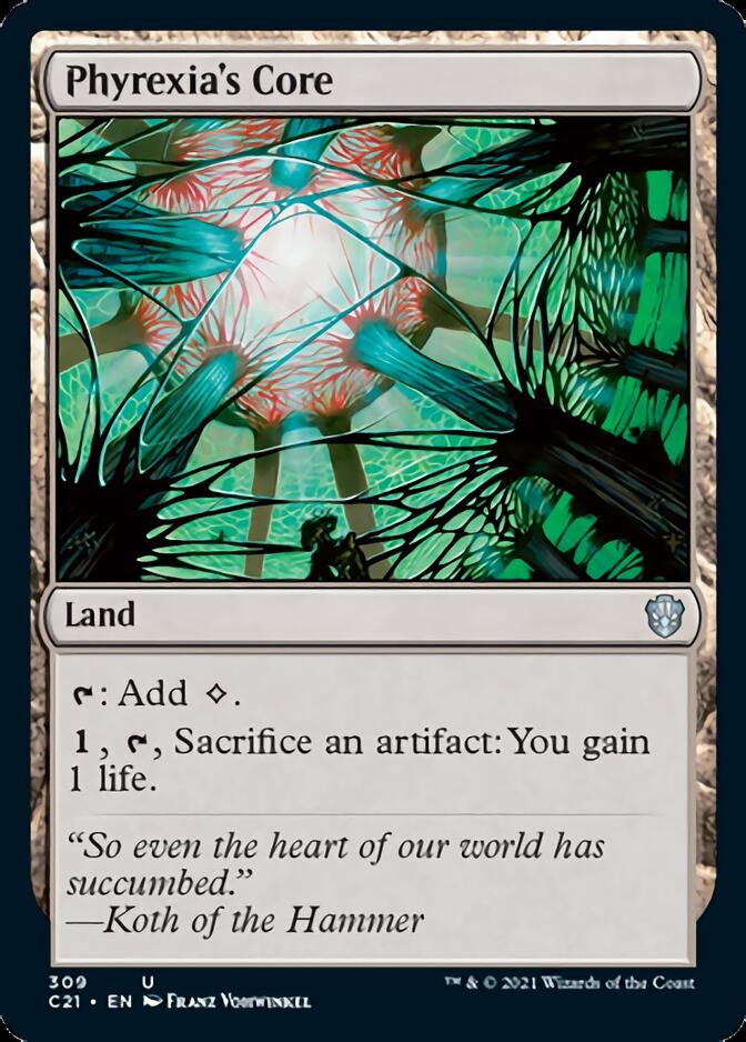 Phyrexia's Core [Commander 2021] | Jomio and Rueliete's Cards and Comics