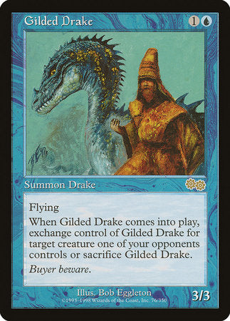 Gilded Drake [Urza's Saga] | Jomio and Rueliete's Cards and Comics
