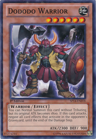 Dododo Warrior [SP14-EN018] Starfoil Rare | Jomio and Rueliete's Cards and Comics