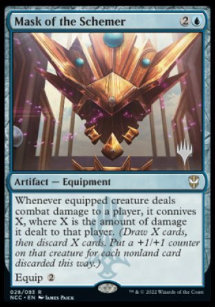 Mask of the Schemer (Promo Pack) [Streets of New Capenna Commander Promos] | Jomio and Rueliete's Cards and Comics