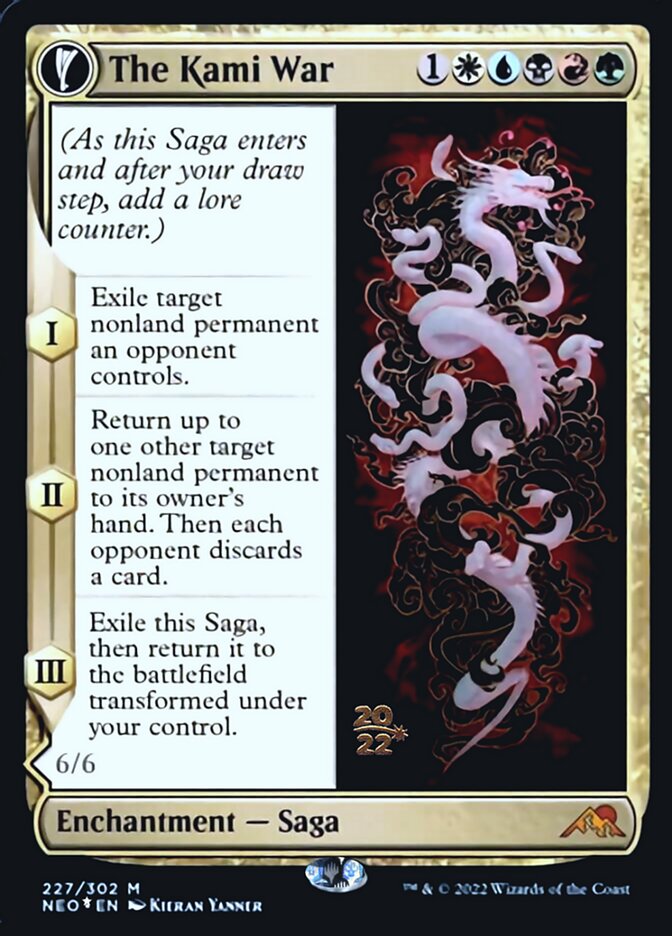 The Kami War // O-Kagachi Made Manifest [Kamigawa: Neon Dynasty Prerelease Promos] | Jomio and Rueliete's Cards and Comics