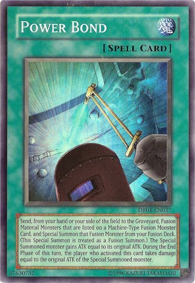 Power Bond [DR04-EN037] Super Rare | Jomio and Rueliete's Cards and Comics