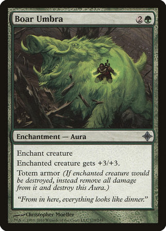 Boar Umbra [Rise of the Eldrazi] | Jomio and Rueliete's Cards and Comics