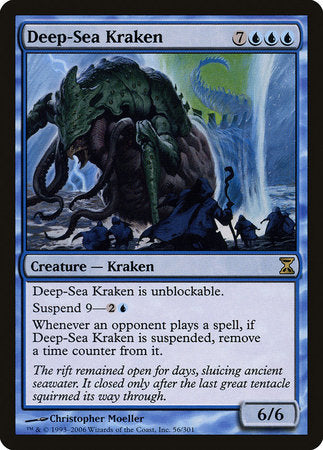 Deep-Sea Kraken [Time Spiral] | Jomio and Rueliete's Cards and Comics