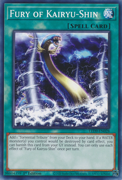 Fury of Kairyu-Shin [LED9-EN028] Common | Jomio and Rueliete's Cards and Comics
