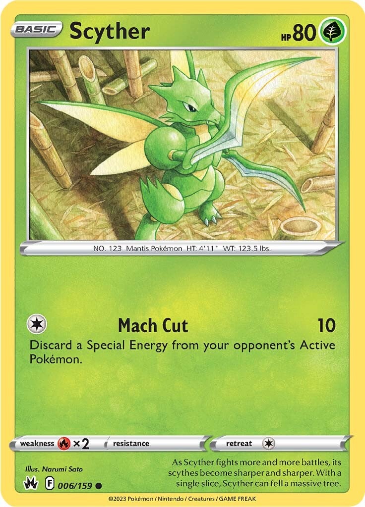 Scyther (006/159) [Sword & Shield: Crown Zenith] | Jomio and Rueliete's Cards and Comics