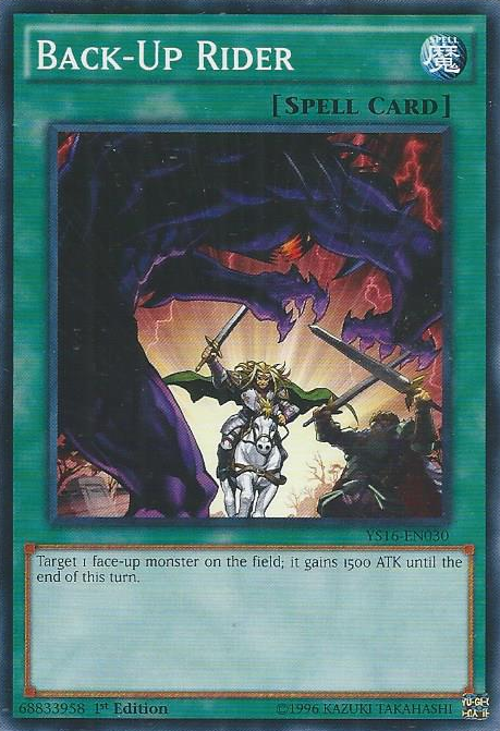 Back-Up Rider [YS16-EN030] Common | Jomio and Rueliete's Cards and Comics