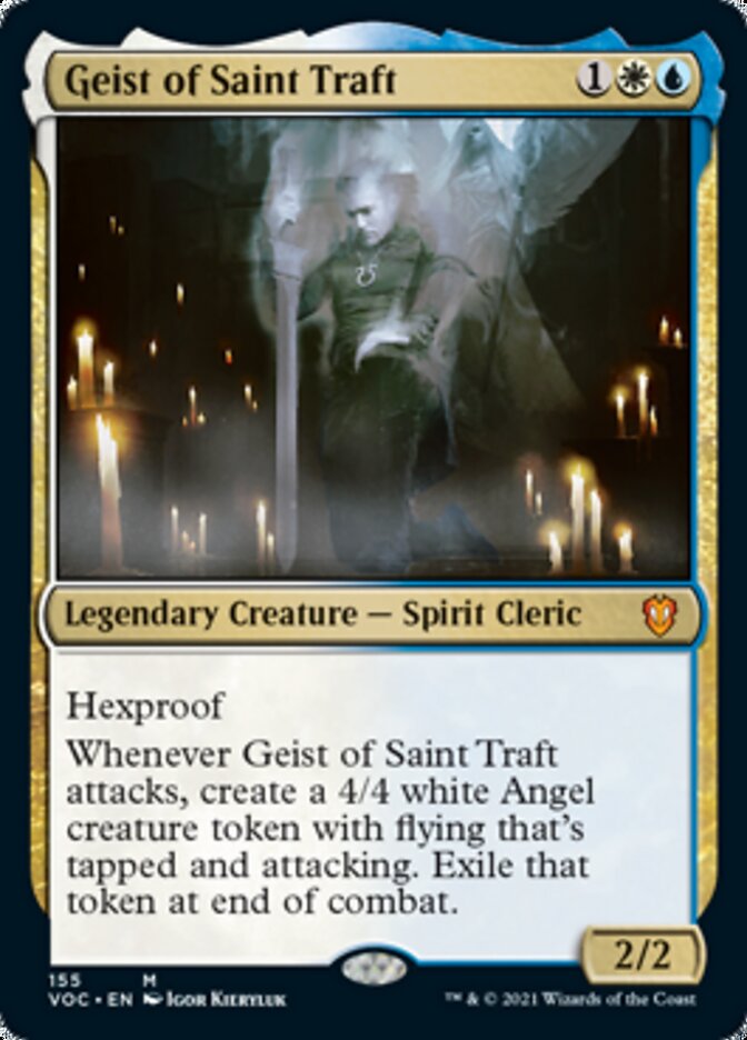 Geist of Saint Traft [Innistrad: Crimson Vow Commander] | Jomio and Rueliete's Cards and Comics