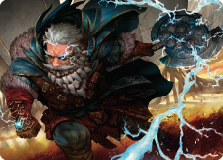 Electrostatic Infantry Art Card [Dominaria United Art Series] | Jomio and Rueliete's Cards and Comics