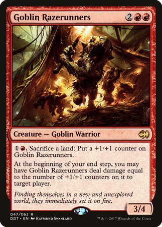 Goblin Razerunners [Duel Decks: Merfolk vs. Goblins] | Jomio and Rueliete's Cards and Comics