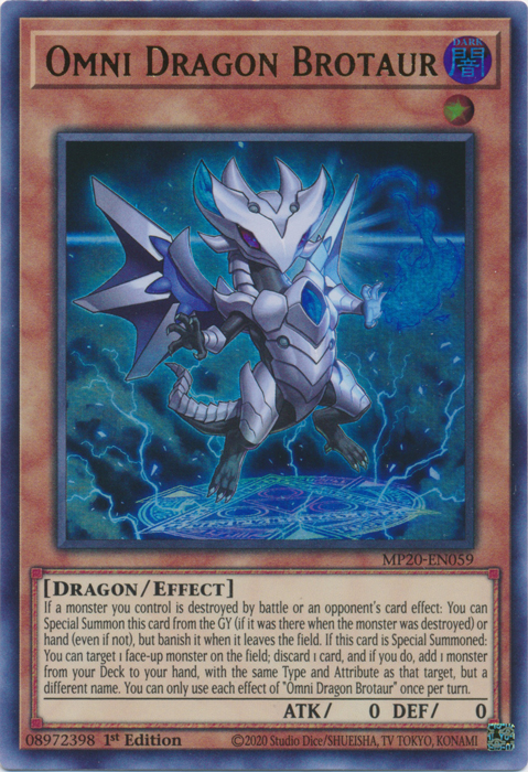 Omni Dragon Brotaur [MP20-EN059] Ultra Rare | Jomio and Rueliete's Cards and Comics