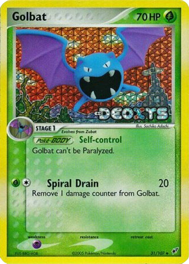 Golbat (31/107) (Stamped) [EX: Deoxys] | Jomio and Rueliete's Cards and Comics