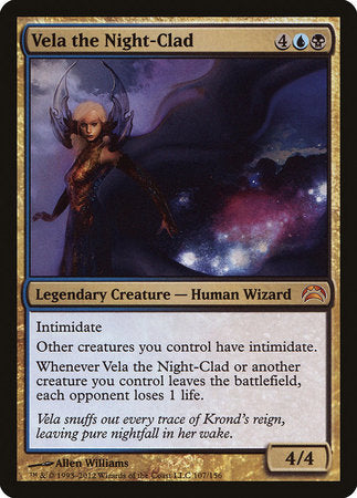 Vela the Night-Clad [Planechase 2012] | Jomio and Rueliete's Cards and Comics
