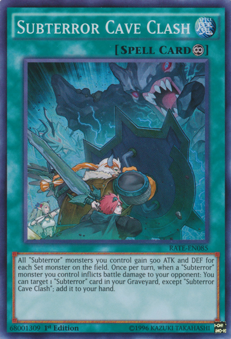Subterror Cave Clash [RATE-EN085] Super Rare | Jomio and Rueliete's Cards and Comics
