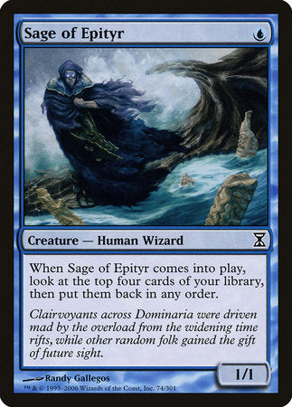 Sage of Epityr [Time Spiral] | Jomio and Rueliete's Cards and Comics
