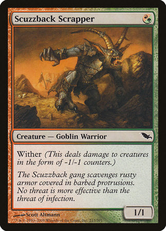 Scuzzback Scrapper [Shadowmoor] | Jomio and Rueliete's Cards and Comics