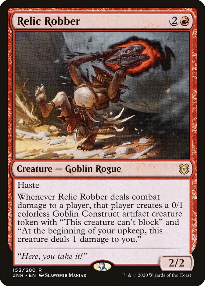 Relic Robber [Zendikar Rising] | Jomio and Rueliete's Cards and Comics