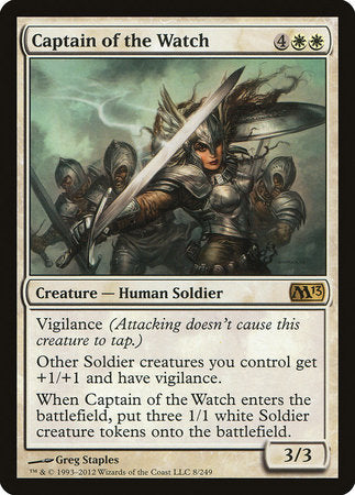 Captain of the Watch [Magic 2013] | Jomio and Rueliete's Cards and Comics