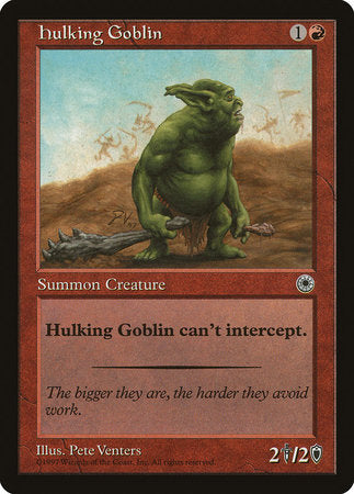 Hulking Goblin [Portal] | Jomio and Rueliete's Cards and Comics