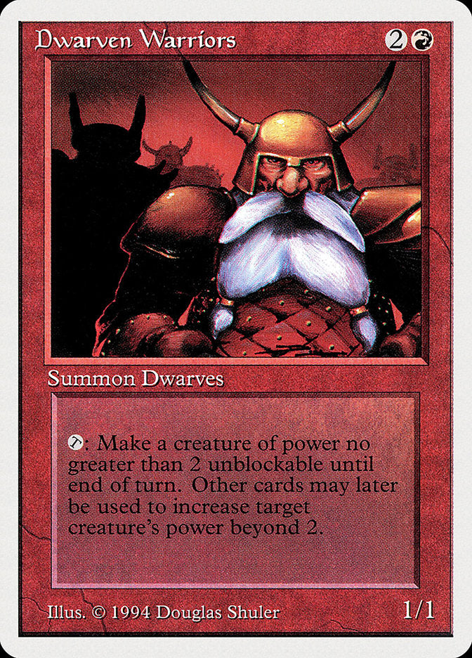 Dwarven Warriors [Summer Magic / Edgar] | Jomio and Rueliete's Cards and Comics