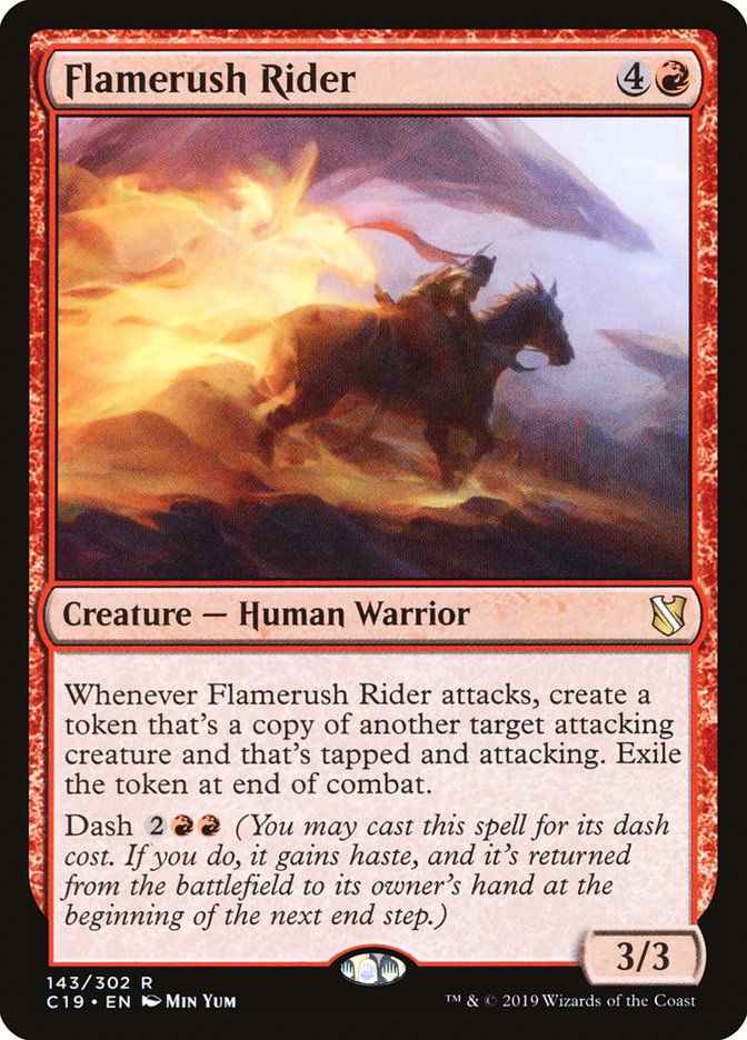 Flamerush Rider [Commander 2019] | Jomio and Rueliete's Cards and Comics