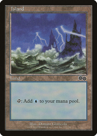 Island (335) [Urza's Saga] | Jomio and Rueliete's Cards and Comics
