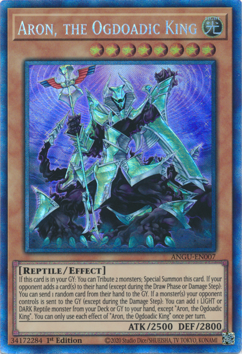 Aron, the Ogdoadic King (Collector's Rare) [ANGU-EN007] Collector's Rare | Jomio and Rueliete's Cards and Comics