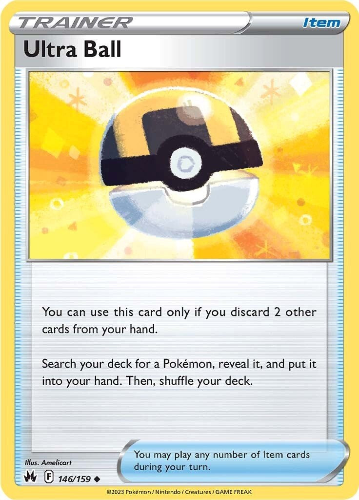 Ultra Ball (146/159) [Sword & Shield: Crown Zenith] | Jomio and Rueliete's Cards and Comics