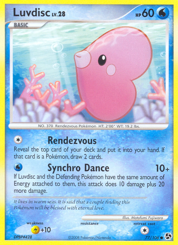 Luvdisc (77/106) [Diamond & Pearl: Great Encounters] | Jomio and Rueliete's Cards and Comics