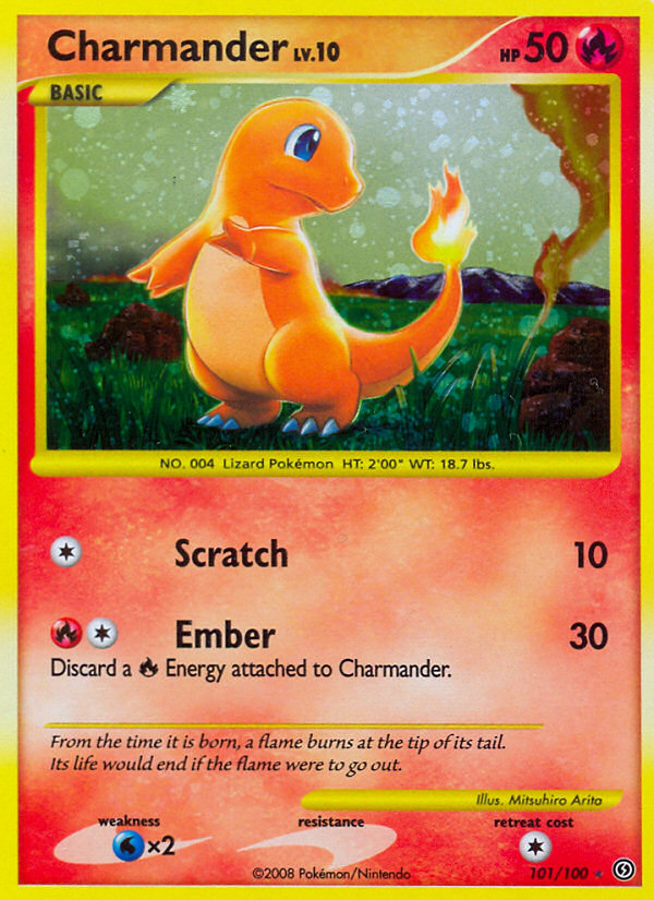 Charmander (101/100) [Diamond & Pearl: Stormfront] | Jomio and Rueliete's Cards and Comics
