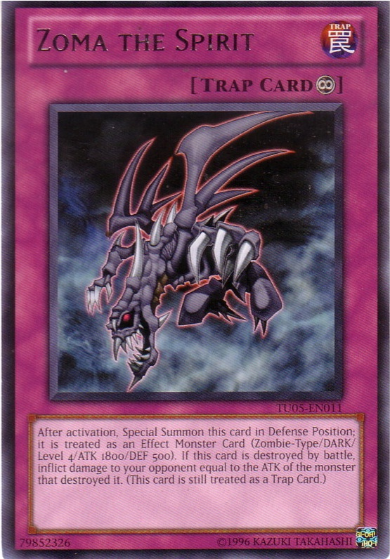 Zoma the Spirit [TU05-EN011] Rare | Jomio and Rueliete's Cards and Comics