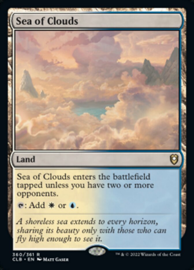 Sea of Clouds [Commander Legends: Battle for Baldur's Gate] | Jomio and Rueliete's Cards and Comics