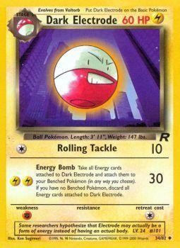 Dark Electrode (34/82) [Team Rocket Unlimited] | Jomio and Rueliete's Cards and Comics