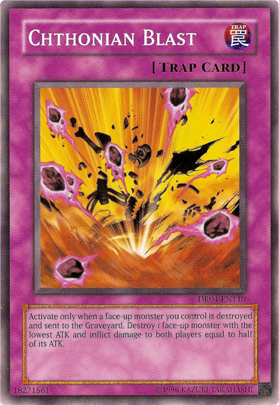 Chthonian Blast [DR04-EN110] Common | Jomio and Rueliete's Cards and Comics