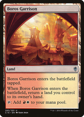 Boros Garrison [Commander 2016] | Jomio and Rueliete's Cards and Comics